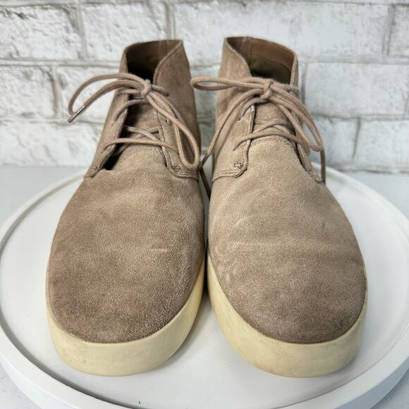 Everlane Desert Boot Pebble Suede Leather Lace Up Shoes Brown 10 - Picture 3 of 12